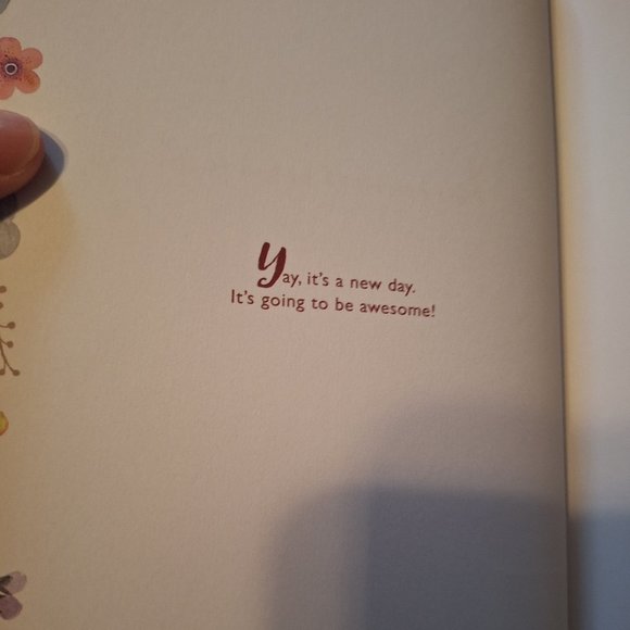 Softcover blank book Yay Journal with inspirational quotes - Picture 6 of 8